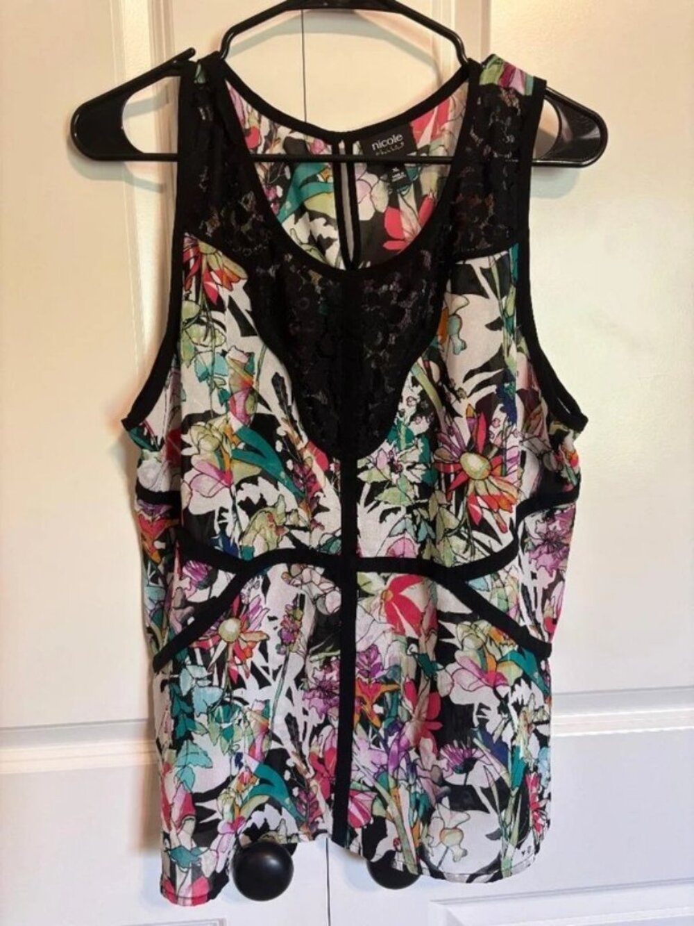 Nicole Miller Tank Blouse- NWOT- XL
